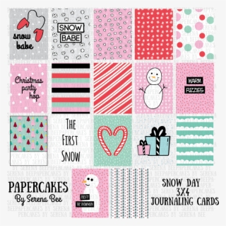 Snow Day Journaling Cards - Craft #8137583