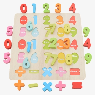 Little Master Children's Puzzles Wooden Kids Digital - Circle #8138156