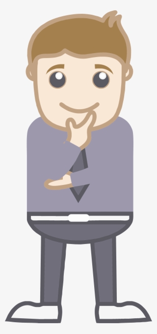 Man Thinking From Apple And Orange Clipart - Can Stock #8140508