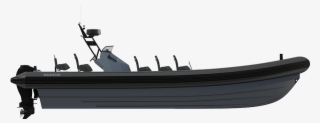 Computer Fluid Dynamics Designed Hull For Optimal Speed - Rib Boat Side View #8140562