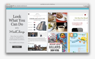 Mailchimp's Enewsletter Inspiration Resource - V Festival Line Up 2012 #8140740
