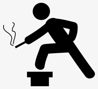 Man Smoke And Thinking Comments - Icono Personas Fumando Vector #8140880