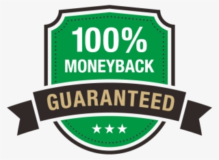 100% Money Back Guarantee - Label #8143390
