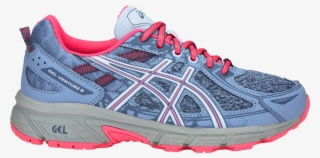 Asics Gel-venture 6 Gs Lace Blue Harmony/pink Cameo - Asics Venture 6 Gs #8144342