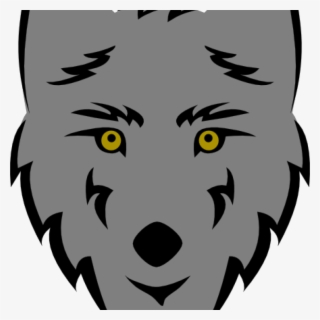 Wolf Head Clipart Simple Stylized Clip Art At Clker - Simple Wolf Head Drawing #8144522