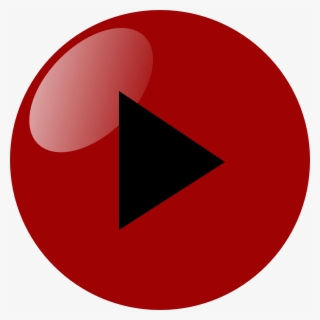 Stop Button Dark Red Clip Art - Circle #8144655