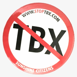 Stop Tbx Button - Circle #8145330
