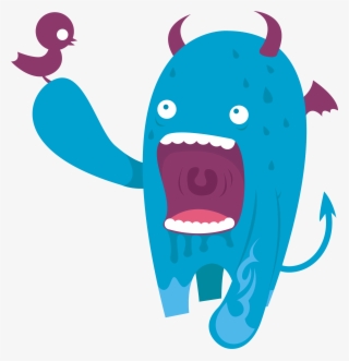 Cute Monster Vector Png #8145826