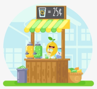 Stand Feast It Forward - Selling Lemonade Cartoon #8145898