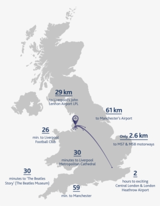 The Land For Sale Is Situated Between Green Lane And - United Kingdom Map Design #8145975