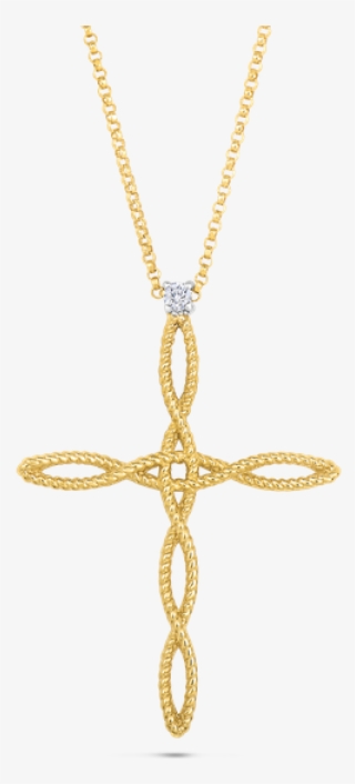 Roberto Coin Cross Pendant With Diamonds - Locket #8147237