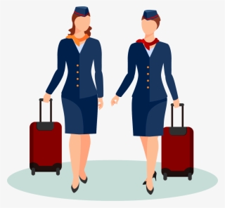 Stewardess Png - Flight Attendant Uniform Clipart #8147238