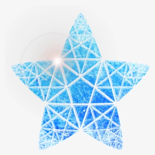 Pentagrama Cubos De Gelo Picado Inverno Png E Psd - Portable Network Graphics #8147360