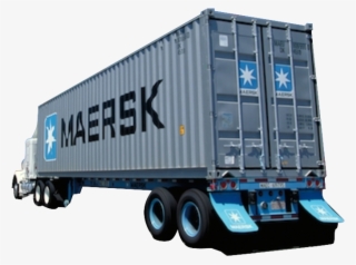 Ocean Container Delivery - Trailer Truck #8147400