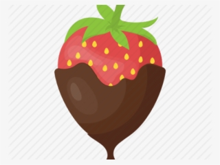 Covered Clipart Chocolate Strawberry - Illustration #8147797