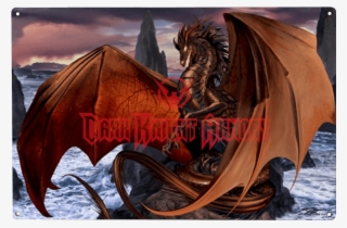 Coppervein Dragon Metal Sign - Dragon Calendar 2019 #8147864