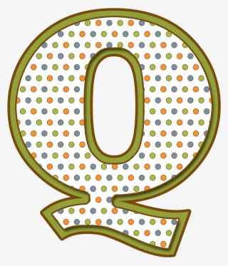 Letras Mayúsculas Para Imprimir De Bolitas De Colores - 360 Degree Protractor Png #8148534