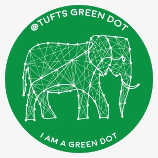 I Am A Green Dot Green - Indian Elephant #8149279