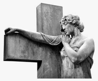 Cross, Angel, Sculpture, Statue, Faith, Religion, Holy - Sculpture #8150172