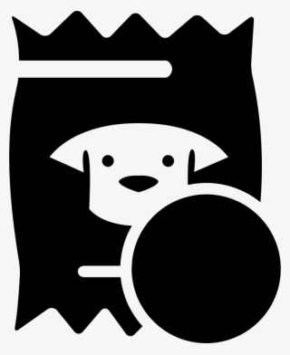 Png File Svg - Dog Food Bag Png Black And White #8150495