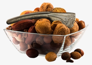 Mixed Nuts, Glass, Isolated, Cutout, Nutcracker Walnut - Png Nuts #8151956