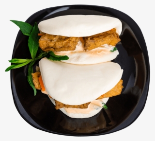 Vegetarian Tofu Bao Bun - Poached Egg #8152294
