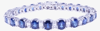 Dabracelet - Menu - Jewelry - Sapphire Bracelet Transparent #8152333