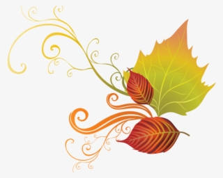 Autumn Leaves Clipart Corner Border - Transparent Background Free Thanksgiving Clip Art #8152471