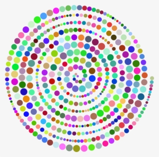 Circle Point Golden Spiral Shape - Clip Art #8152736