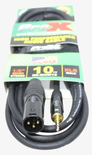 Unbalanced 1/8" Trs M Mini To Xlr3 M High Performance - Usb Cable #8153834