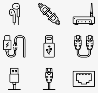 Connectors & Cables - Cable Icon #8154040