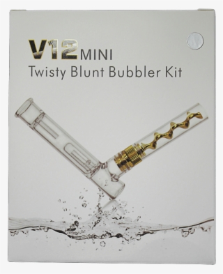The V12 Mini Twisty Blunt Bubbler Kit Is Just The Revolutionary, - Glass #8154268