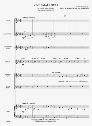 One Small Star Thumbnail One Small Star Thumbnail - Sheet Music #8154346