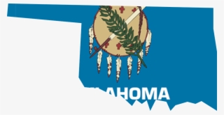 Native American Nations In The Southwestern States - Oklahoma State Flag Map #8154722