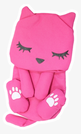 Sleeping Kitty Id Holder And Coin Purse,coin Purse - Black Cat #8155010