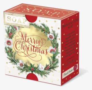 Merry Christmas Wreath Holiday Soap - Christmas Tree #8155076