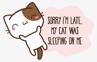 Sorry I'm Late - Cat Yawns #8155385