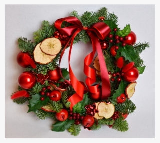 Santa's Wreath Flower Shop Studio Flores - Christmas Ornament #8155420