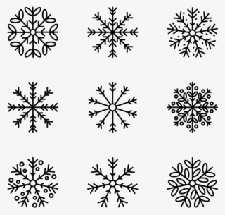 Snowflakes - Simple Snowflake Vector #8155588