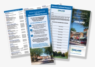 Discover Ashland Passport Program - Flyer #8155955
