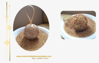 Bolas De Navidad Hechas A Mano Con Polvo De Escarcha, - Rum Ball #8156309