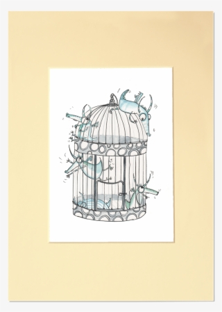 Dragons In A Birdcage Mount - Sketch #8156412