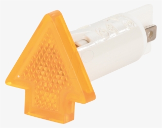 Indicator, 230 V, Neon Bulb, 10 Mm, Arrow-shaped, Yellow - Plastic #8156559