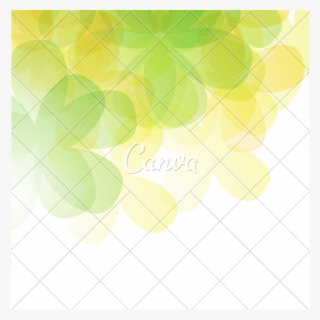 Green And Yellow Background - Circle #8156771