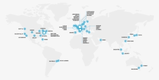 Private Cloud - World Map #8156973