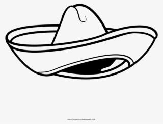 Sombrero Coloring Page - Line Art #8157140