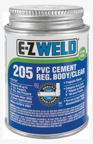 Formufit Fastening Accessories E-z Weld Clear Pvc Cement - Shark #8159269