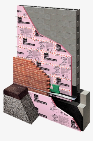 Cmu Wall Masonry Veneer Xps Ci With Taped Xps Joints - House #8159314
