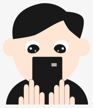 Big Image - Clip Art Phone User #8159508