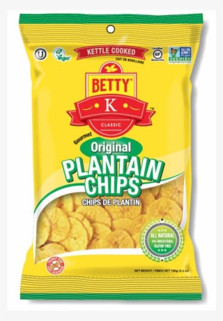 Betty K Foods Plantain Chips, Original - Betty K Foods #8161034